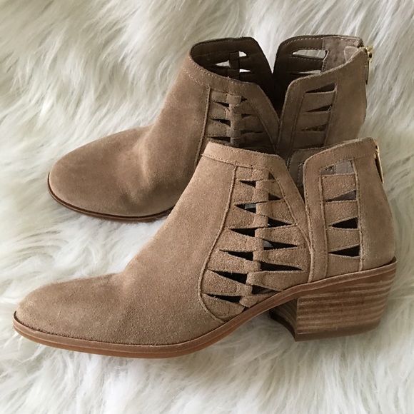 vince camuto peera cutout bootie